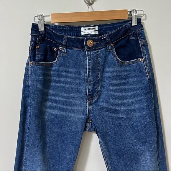 One Teaspoon Skinny Jeans Raw Hem - Picture 2 of 9